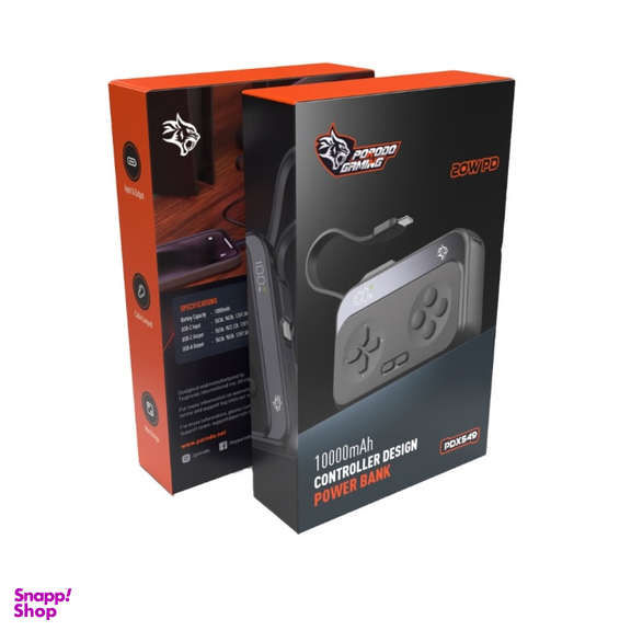 پاوربانک پرودو مدل Controller Design ظرفیت 10000 میلی آمپر ساعت