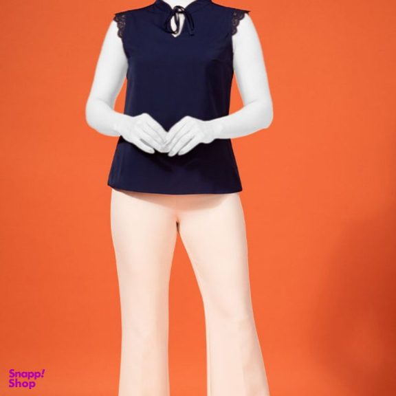 تاپ زنانه برنس مدل مهدیس رنگ سرمه‌ ای