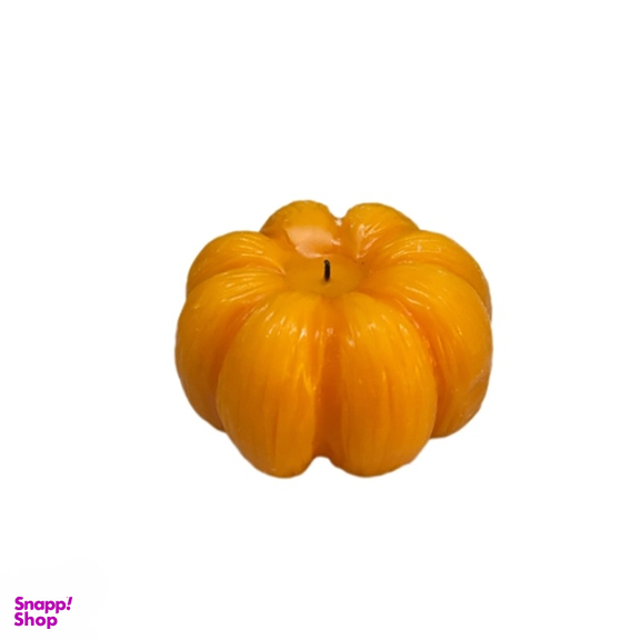 شمع بدون بو مدل کدو تنبل بسته 2 عددی