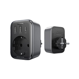 شارژر دیواری 30 وات 3 پورت USB-A/USB-C/سه شاخه برق یوگرین مدل CD314 کد 90613