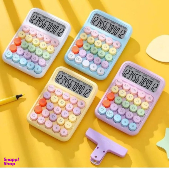 ماشین حساب مدل مینیمال طرح رنگی رنگی کد 340