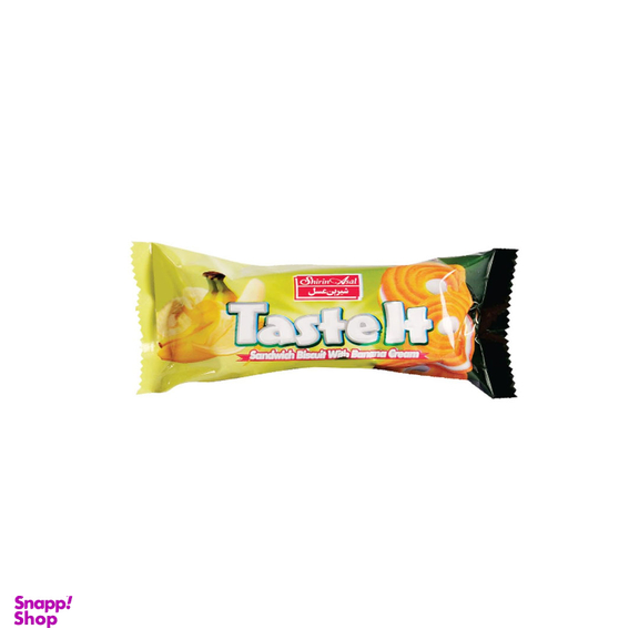 بیسکویت تست ایت با طعم موز شیرین عسل وزن 45 گرم