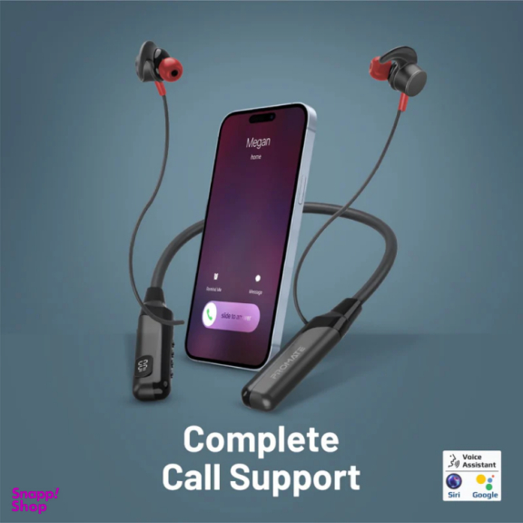 هدفون بی سیم دورگردنی پرومیت مدل BLEND.BLK