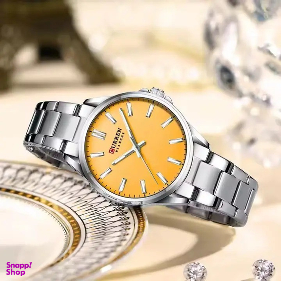 ست ساعت مچی عقربه ای زنانه و مردانه کورن مدل 9090SYS