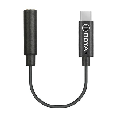 کابل تبدیل Jack 3.5mm Female به Type-C بویا مدل BY-K9