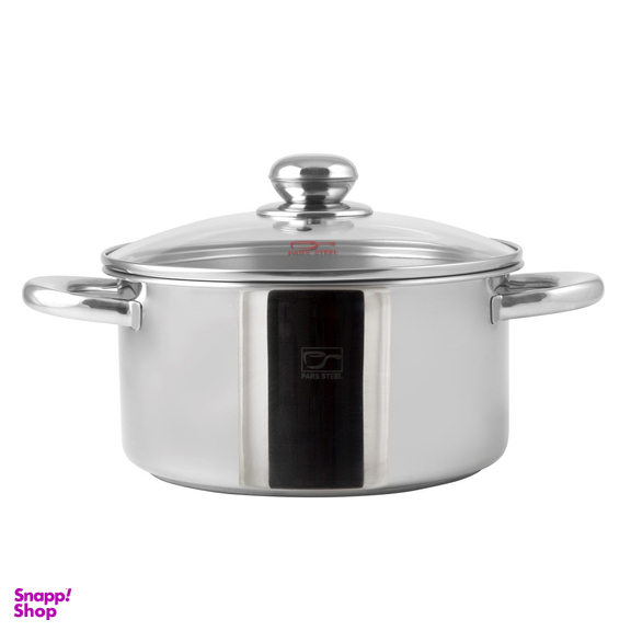 قابلمه پارس استیل کف سه لایه کد 240 سایز 24