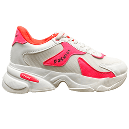 کفش زنانه مدل Fashion کد 1109 رنگ سفید و صورتی