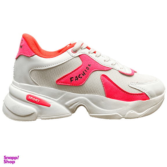 کفش زنانه مدل Fashion کد 1109 رنگ سفید و صورتی