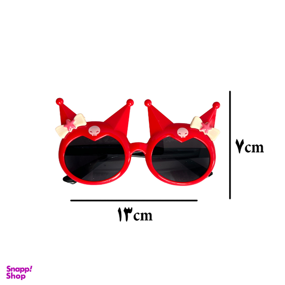 عینک آفتابی دخترانه طرح کرومی کد RED.2
