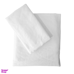 ملحفه هتلی ساده یک نفره عرض 120 کد ML120H