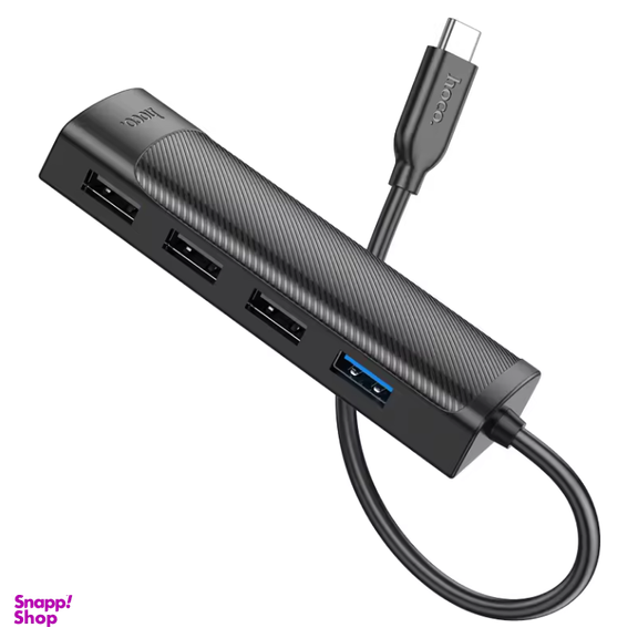 هاب USB چهار پورت Type-C هوکو مدل HB41 طول 20 سانتی متر