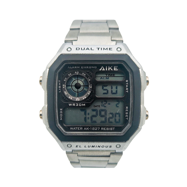 ساعت مچی دیجیتالی مردانه طرح کاسیو مدل AE_1201 WH رنگ نقره ای