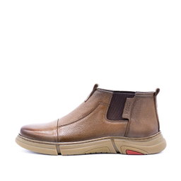 نیم بوت مردانه مدل S3 رنگ گردویی