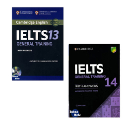 کتاب Cambridge IELTS 13_14 General اثر جمعی از نویسندگان انتشارات زبان مهر مجموعه 2 جلدی
