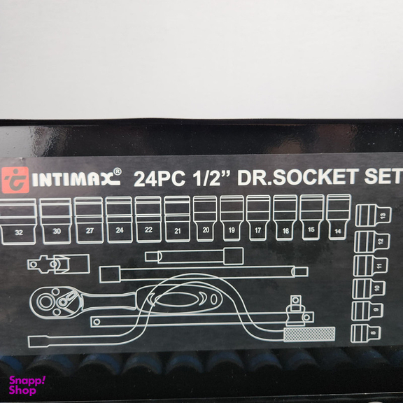 آچار بکس صنعتی اینتیمکث کد 4007 فشارقوی مجموعه 24 عددی