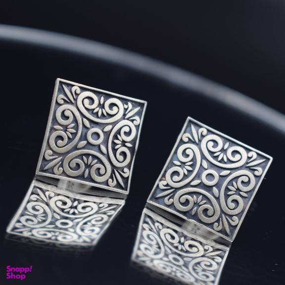 دکمه سردست نقره مردانه مدل مهراز کد CSE01