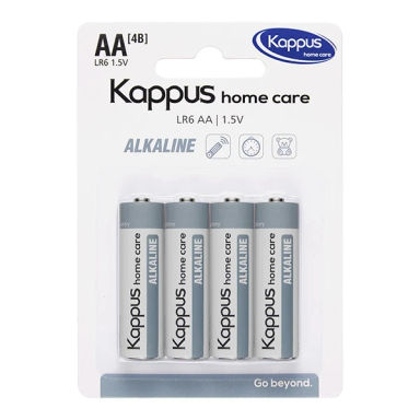 باتری قلمی کاپوس مدل Home Care AA Alkaline بسته 4 عددی