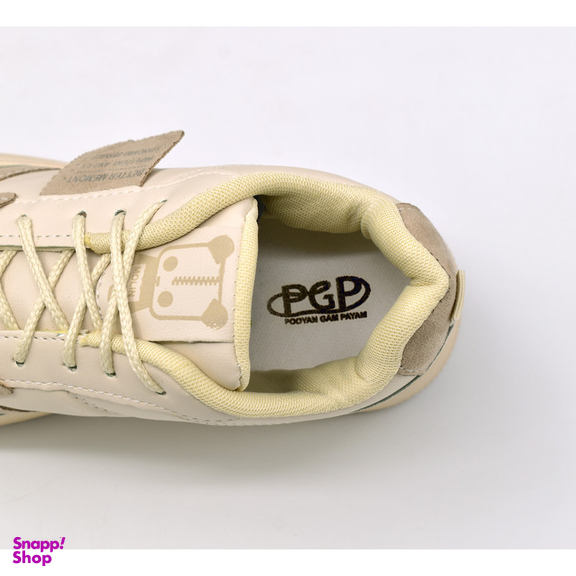 کفش روزمره زنانه پویان گام پیام مدل مولین کد 11959 رنگ کرم