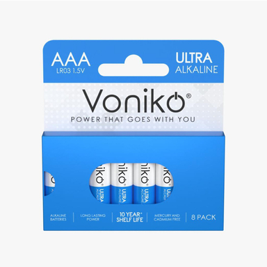 باتری نیم قلمی ونیکو مدل LR03 PAPERBOX بسته 8 عددی