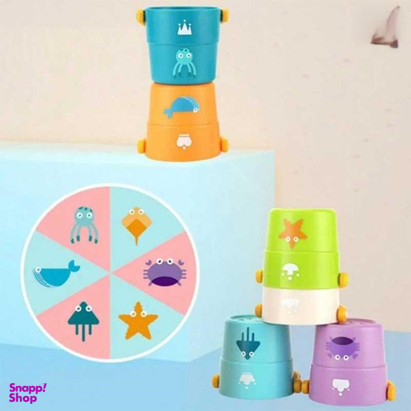 اسباب بازی هانگر مدل سطل کد He-0223 بسته 6 عددی