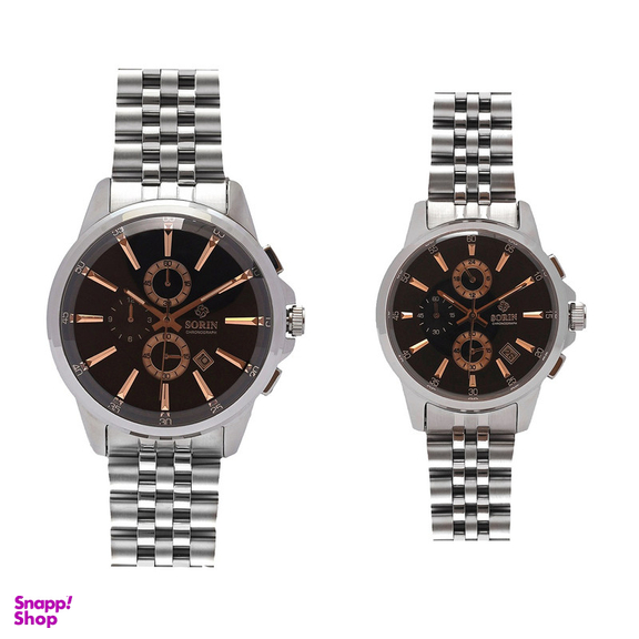 ست ساعت مچی عقربه ای زنانه و مردانه سورین مدل GL1194D-SS01B