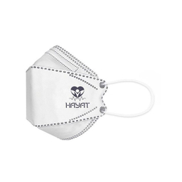 ماسک سه بعدی 5 لایه دیپلمات حیات رنگ مشکی بسته 10 عددی