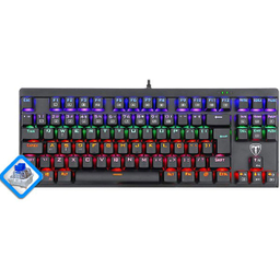 کیبورد مخصوص بازی تی دگر مدل Corvette T-TGK302 Blue Switch