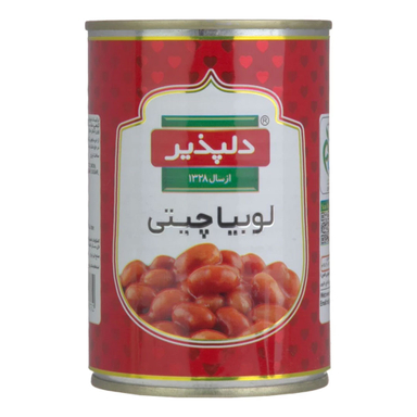 کنسرو لوبیا دلپذیر وزن ۴۲۰ گرم