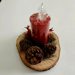 شمع کلاسیک مدل میوه های انار و کاج