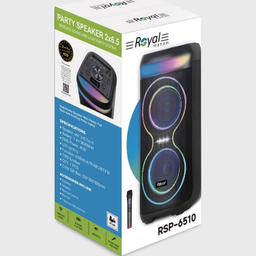 اسپیکر بلوتوثی رویال کد 6510 به همراه میکروفون و ریموت