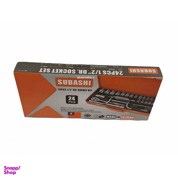 آچار بکس سوباشی مدل AJ-6PAR-1/2INCH مجموعه 24 عددی