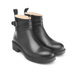 نیم بوت زنانه نوین چرم مدل 6902  WS3656