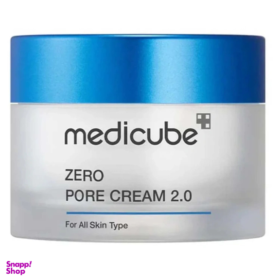 کرم کنترل منافذ و آبرسان قوی پوست مدی کیوب مدل Zero Pore حجم 50 میلی لیتر