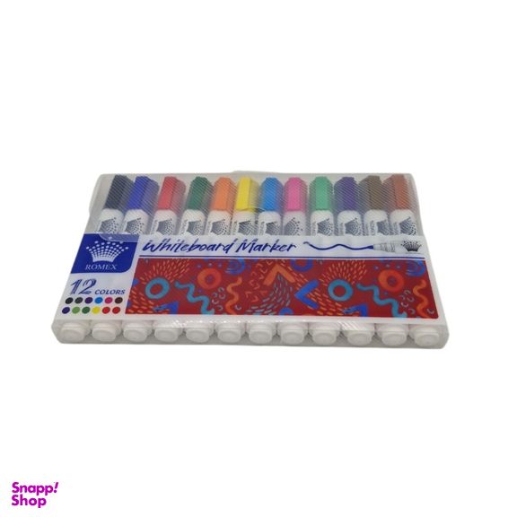 ماژیک وایت برد رومکس کد 12167 بسته 12 عددی