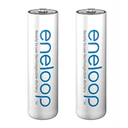 باتری نیم قلمی قابل شارژ پاناسونیک مدل Eneloop ظرفیت 800 میلی آمپر ساعت بسته‌ 2 عددی