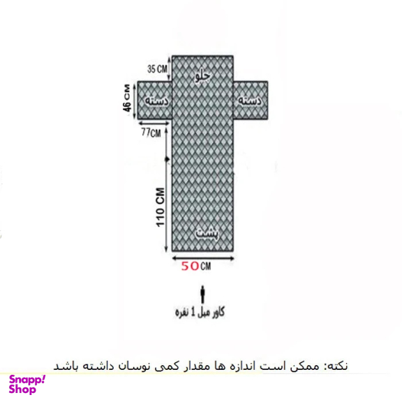 کاور مبلمان چینش مدل F1