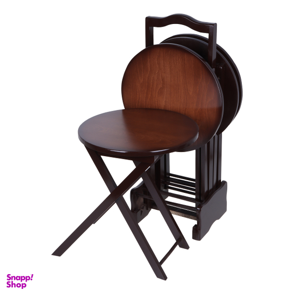 میز عسلی تاشو کد 009 مجموعه 4 عددی