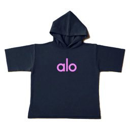 تیشرت زنانه طرح Alo کد TK رنگ مشکی