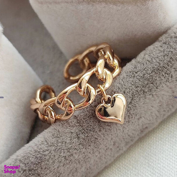 انگشتر زنانه ژوپینگ مدل قلب آویز کد XP 027