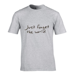 تی شرت آستین کوتاه مردانه مدل just forget the world