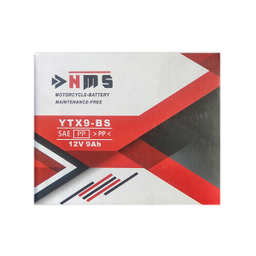 باتری موتور سیکلت متوسط ان ام اس مدل 12V-9AH