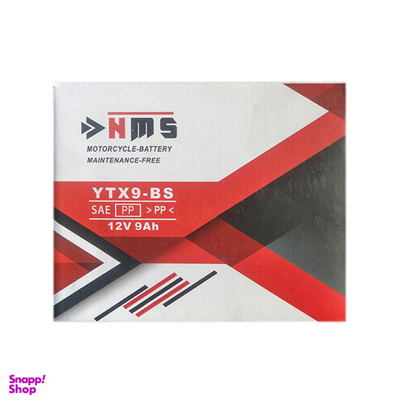 باتری موتور سیکلت متوسط ان ام اس مدل 12V-9AH