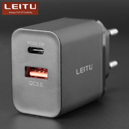 شارژر دیواری 22.5 وات لیتو مدل LH-32 به همراه کابل تبدیل Lightning