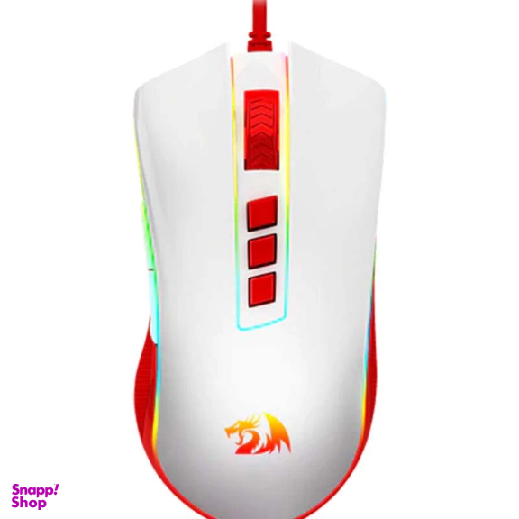 ماوس ردراگون مدل Redragon COBRA Red White M711C