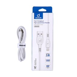 کابل شارژ USB به LIightning دکودو کد DCB-001 طول ۱ متر