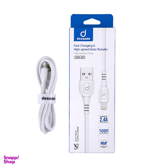 کابل شارژ USB به LIightning دکودو کد DCB-001 طول ۱ متر