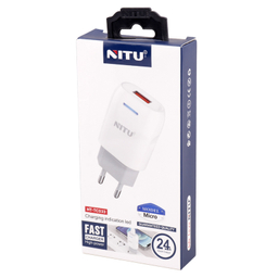 شارژر دیواری 2.4 آمپر نیتو مدل TC033 به همراه کابل MicroUSB