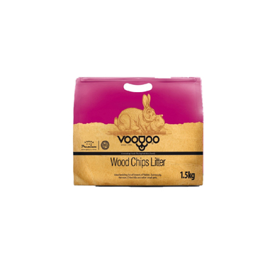 پوشال جوندگان وودو مدل wood chips litter وزن 1 کیلوگرم