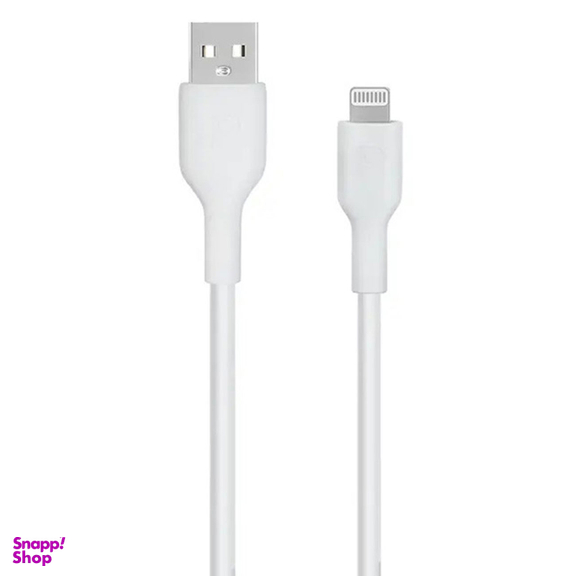 کابل فست شارژ USB به لایتنینگ پاورولوژی مدل PWATL1M طول 1.2 متر