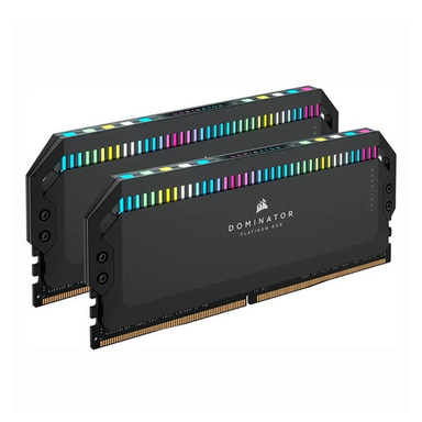 رم دسکتاپ دو کانال 6000Mhz CL36 DDR5 کورسیر مدل Dominator RGB Black ظرفیت 16 گیگابایت بسته 2 عددی